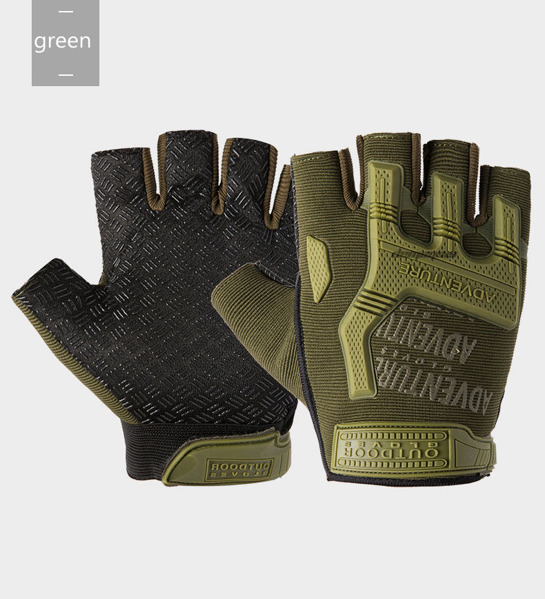 Half-finger gloves