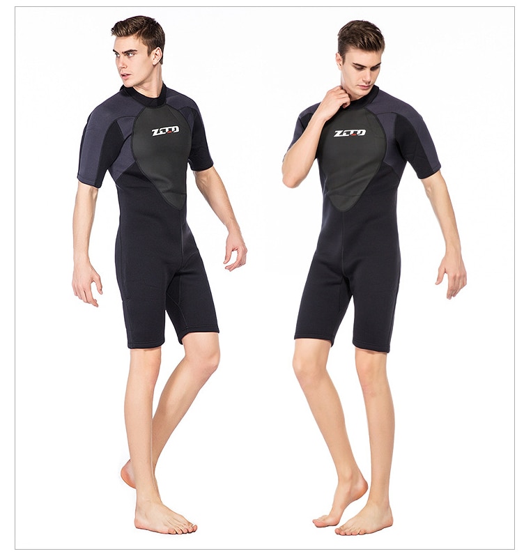 3mm neoprene Wetsuit Men short sleeve