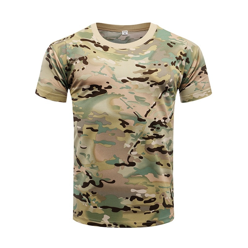 Quick Dry Camouflage  Combat T-Shirt